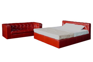 Leather Bed